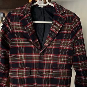 EUC Gymboree Plaid Blazer Jacket for boys size 8